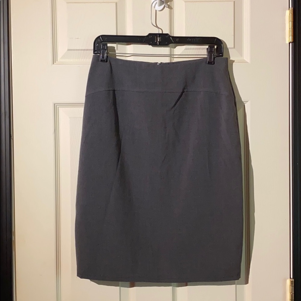 Grey Pencil Skirt